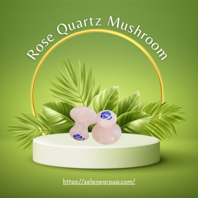Rose Quartz Mushroom